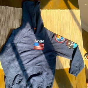 used in good condition, hooded sweater